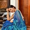 Khadi Plain Tissue Saree