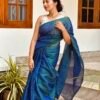 Khadi Plain Tissue Saree