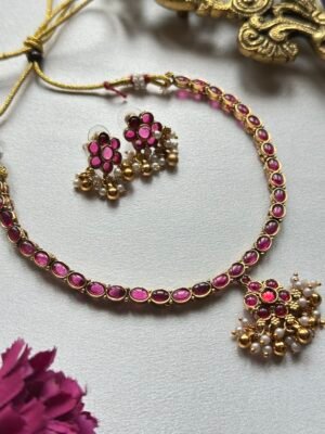 IMG_0539 Cute Attigai Neck Set