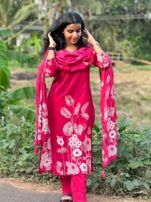 Pure Cotton Salwar Suit with Dupatta