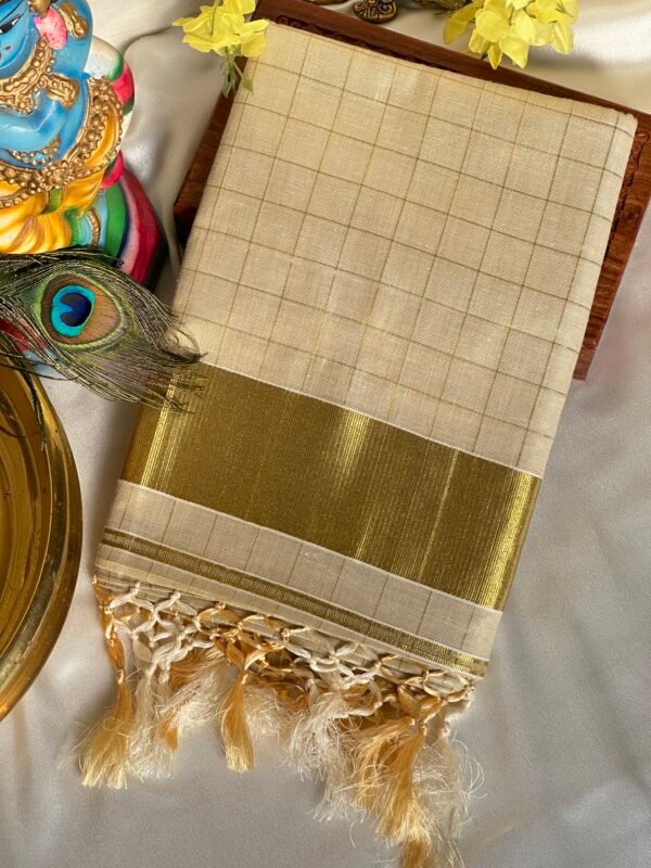 Classic Kasavu Set Saree