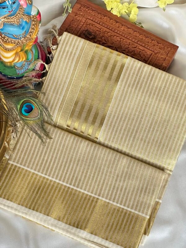 Premium Tissue Kerala Set Saree