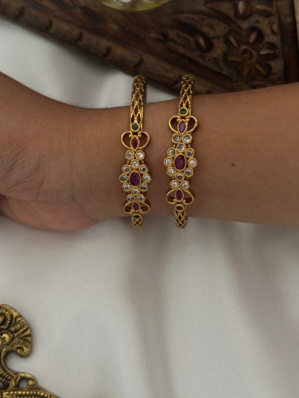 Antique Kemp Bangles, Set of Two