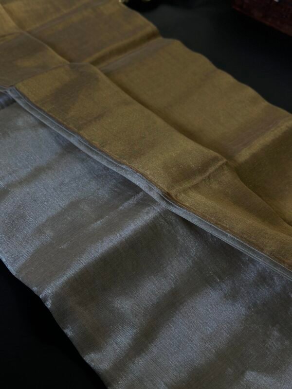 Khadi Plain Tissue Saree
