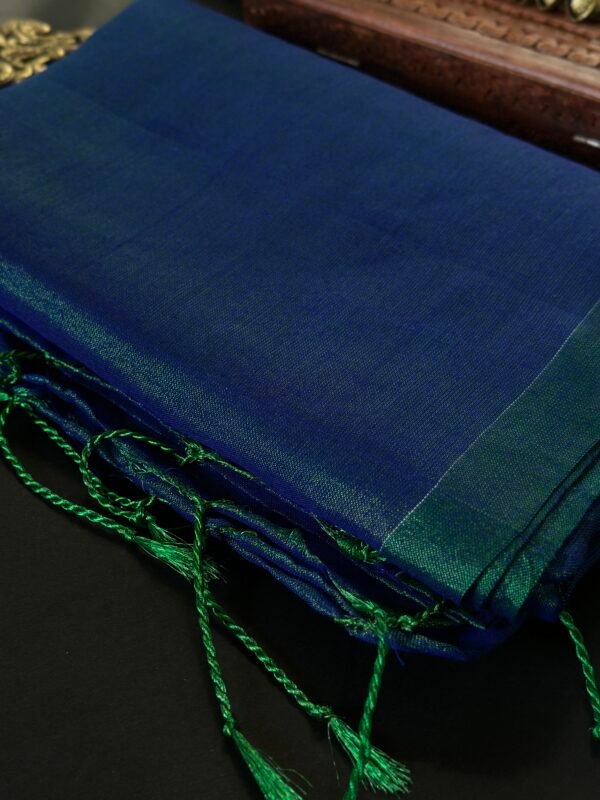 Khadi Plain Tissue Saree