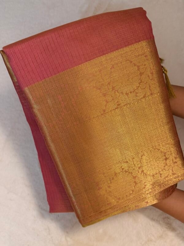 Embroidery Tissue Sarees