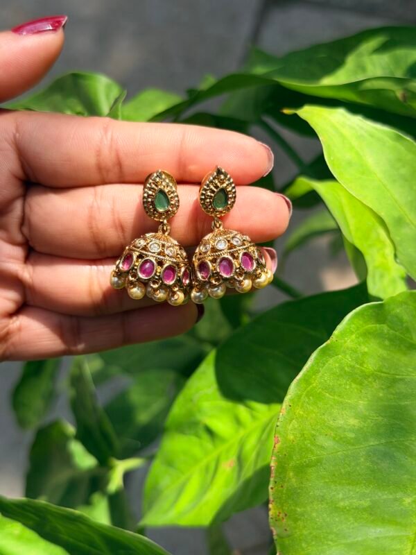 Emerald AD Pendant Necklace set