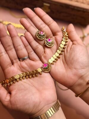 Padma Kasu Necklace set