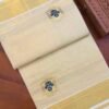 Peacock Embroidery Tissue Kerala Saree