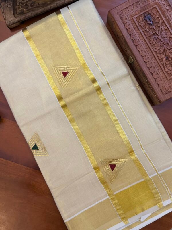 Premium Tissue Kerala Saree