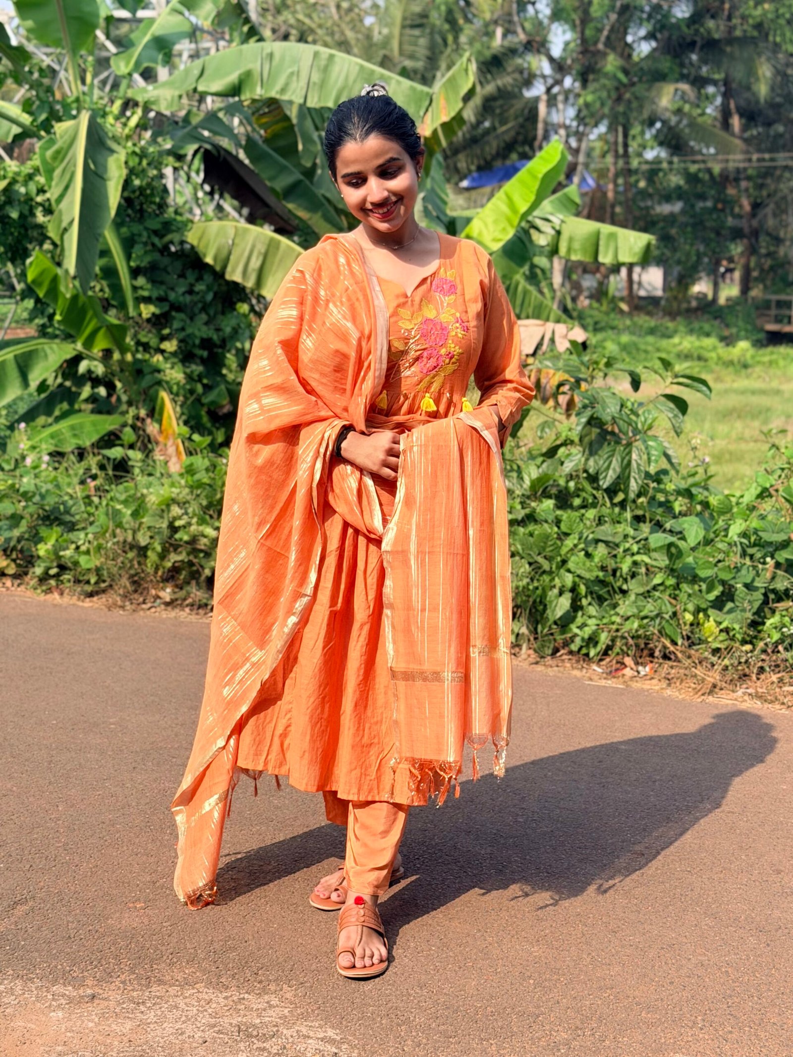 Pure Cotton Salwar Suit with Dupatta