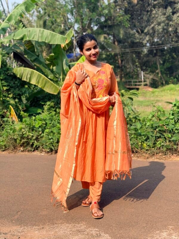 Pure Cotton Salwar Suit with Dupatta