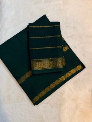 IMG_9096 Traditional Madurai Sungudi Cotton with Blouse Piece