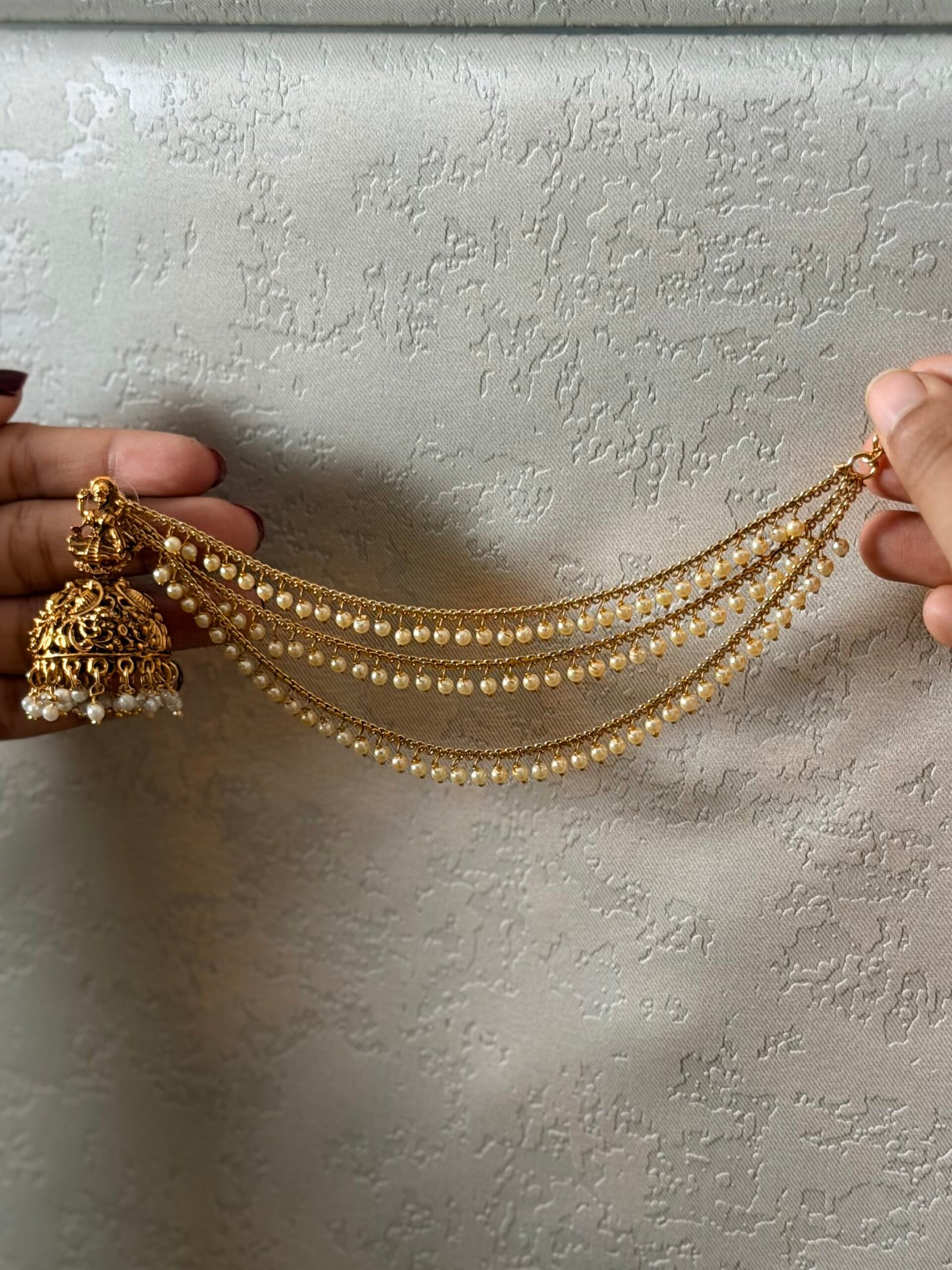 Three Layer Ear Chain