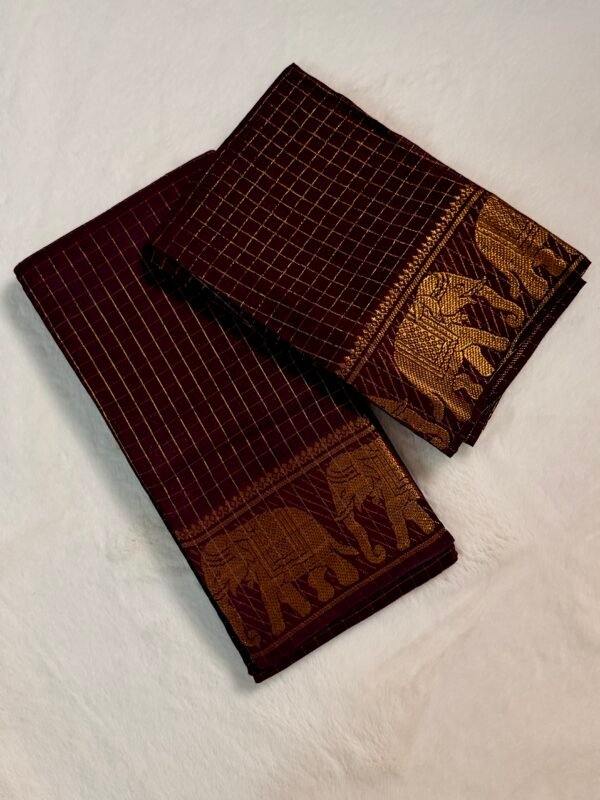 IMG_0336 Traditional Madurai Sungudi Cotton Saree with Blouse Piece