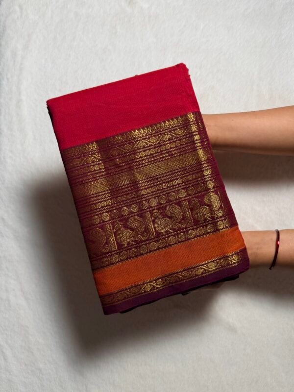 IMG_0812 Premium Zari Kanchi Cotton Saree