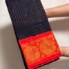 Traditional Madurai Sungudi Cotton Saree with Blouse Piece