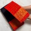 Traditional Madurai Sungudi Cotton Saree with Blouse Piece