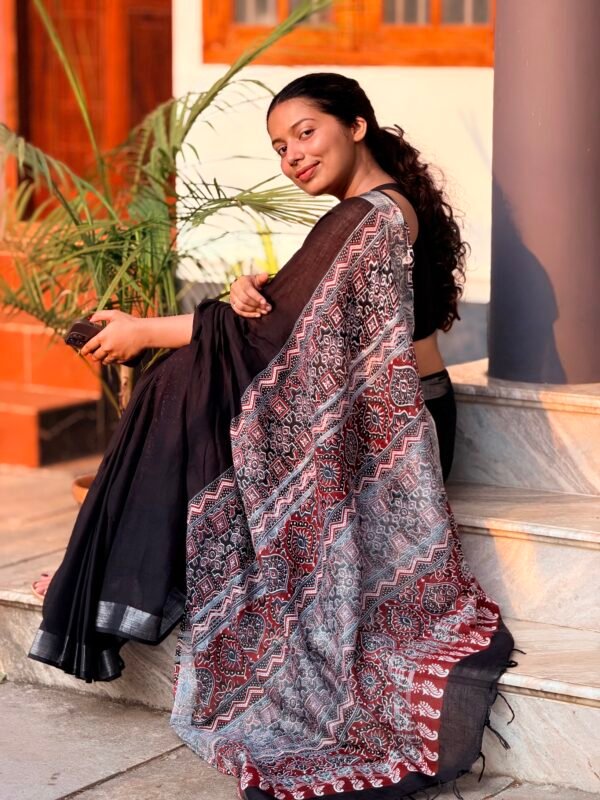 Linen Cotton Saree