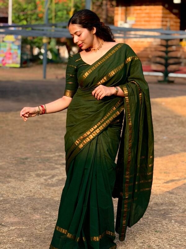 IMG_9307 Traditional Madurai Sungudi Cotton with Blouse Piece