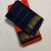 Traditional Madurai Sungudi Cotton Saree with Blouse Piece