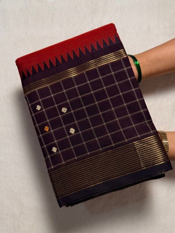 Heritage Zari Premium Kanchi Cotton Saree