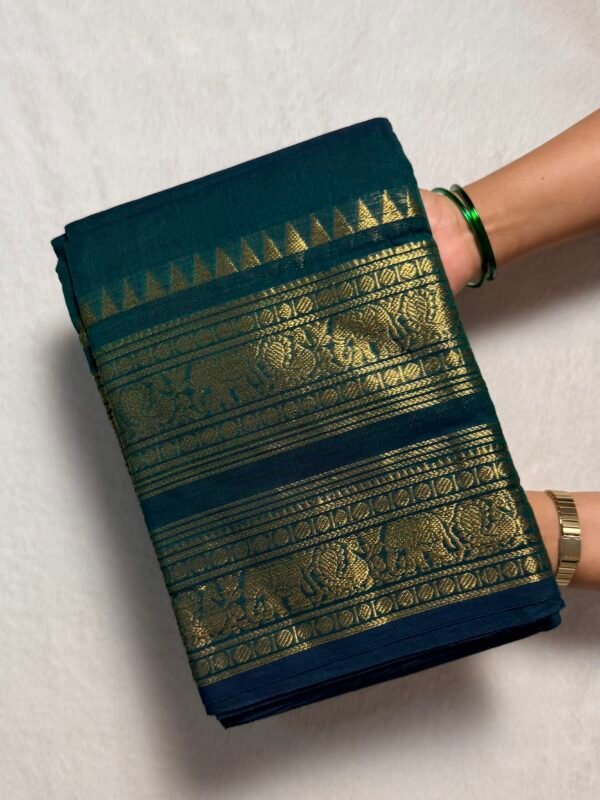 Premium Zari Kanchi Cotton Saree