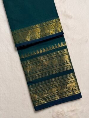 Premium Zari Kanchi Cotton Saree