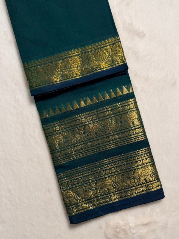 Premium Zari Kanchi Cotton Saree