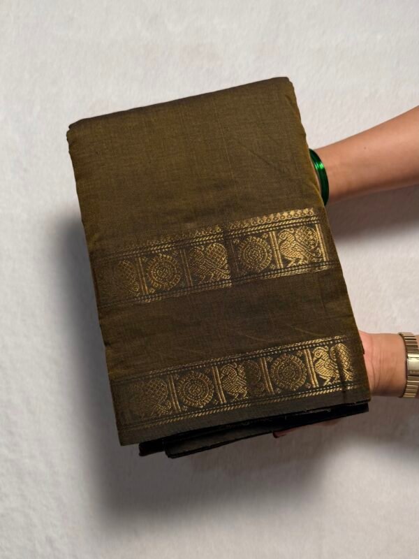 Premium Zari Kanchi Cotton Saree