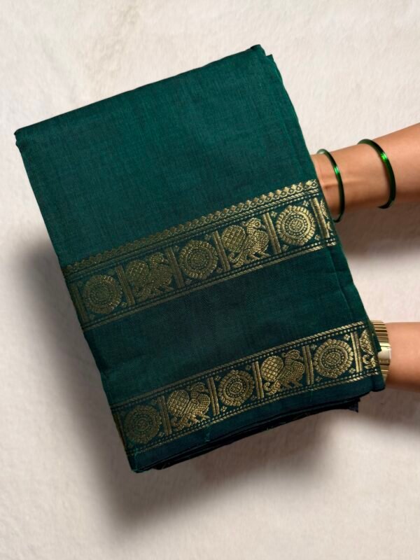 Premium Zari Kanchi Cotton Saree