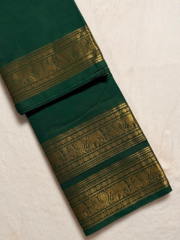 Premium Zari Kanchi Cotton Saree