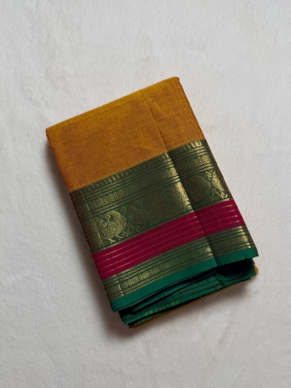 Premium Zari Kanchi Cotton Saree