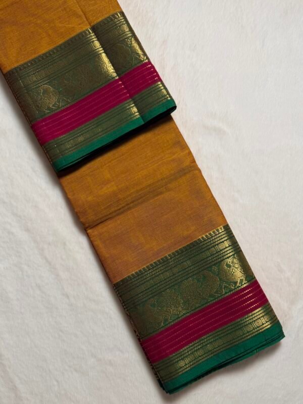 Premium Zari Kanchi Cotton Saree