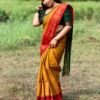 IMG_3995 Traditional Madurai Sungudi Cotton Saree with Check Blouse Piece