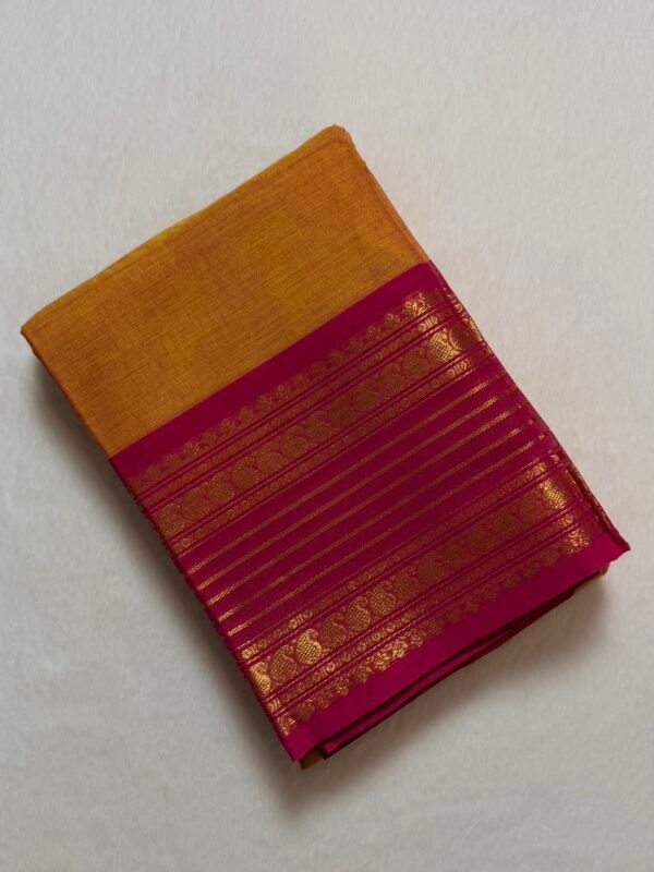 Premium Zari Kanchi Cotton Saree