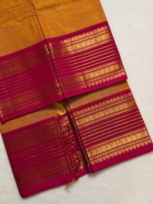 Premium Zari Kanchi Cotton Saree