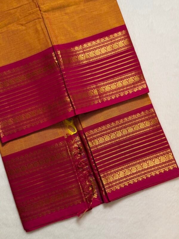Premium Zari Kanchi Cotton Saree