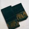 Traditional Madurai Sungudi Cotton Saree with Blouse Piece