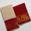 Traditional Madurai Sungudi Cotton Saree with Blouse Piece
