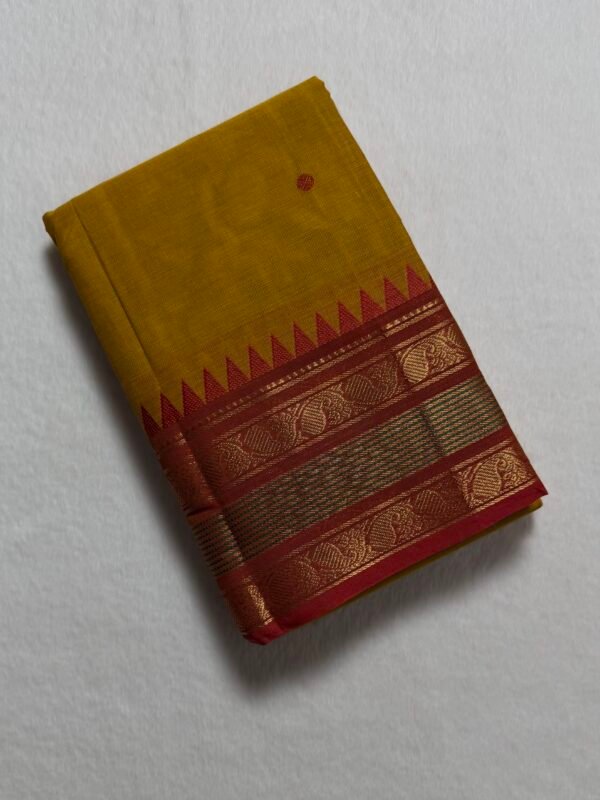 Premium Zari Kanchi Cotton Saree
