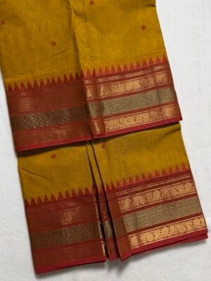 Premium Zari Kanchi Cotton Saree