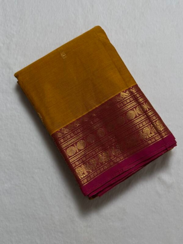 Premium Zari Kanchi Cotton Saree