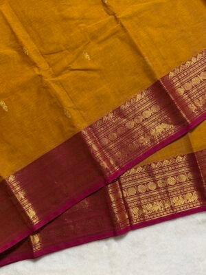 Premium Zari Kanchi Cotton Saree