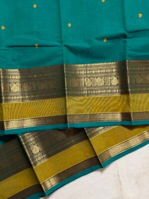 Premium Zari Kanchi Cotton Saree