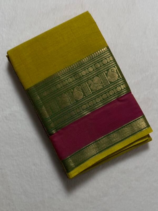 Premium Zari Kanchi Cotton Saree