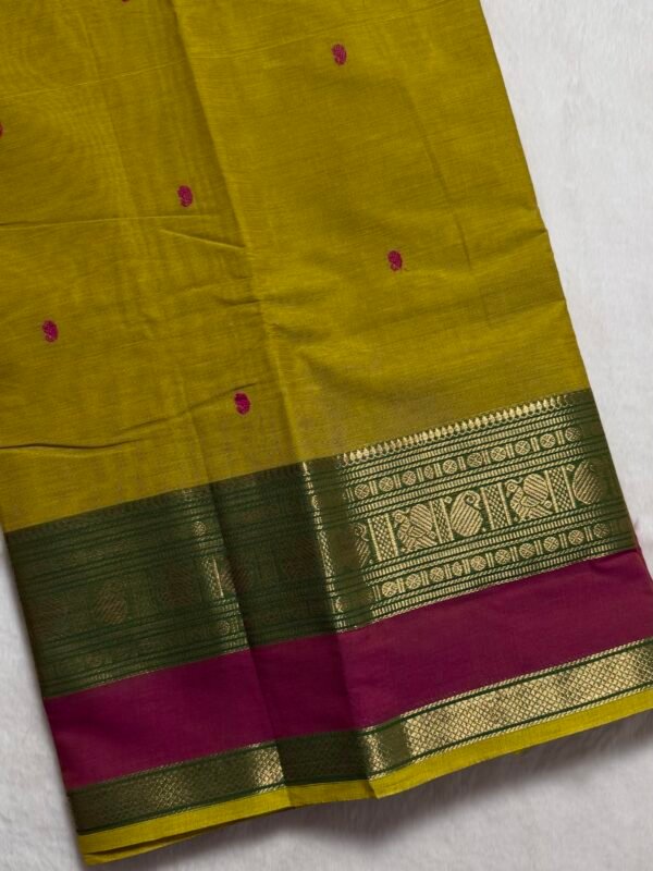 Premium Zari Kanchi Cotton Saree