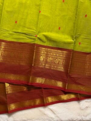 Premium Zari Kanchi Cotton Saree