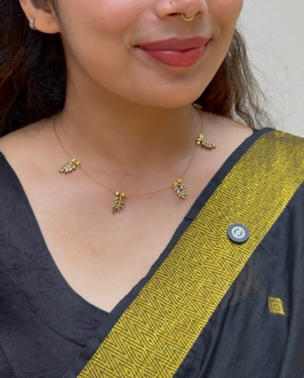 Invisible Neck chain with Earrings