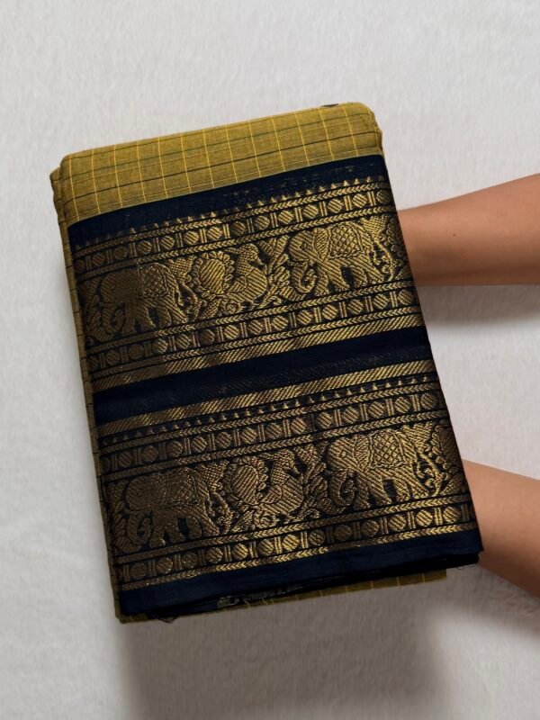Vintage Premium Kanchi Cotton Saree